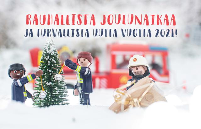 Rauhallista joulua ja turvallista uutta vuotta! 